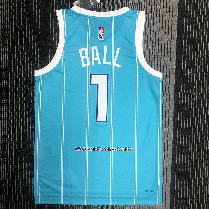 LaMelo Ball NO 1 Camiseta Charlotte Hornets Icon 2022-23 Verde